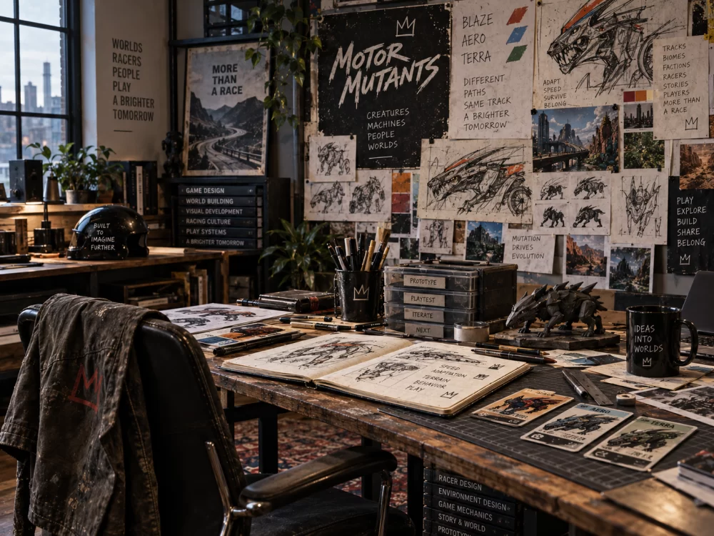 Motor Mutants Drawing Boards